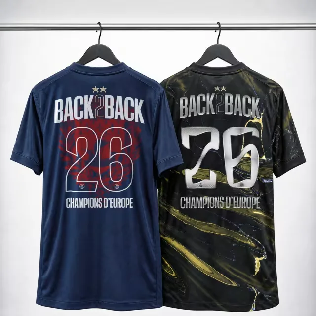 Le maillot Back2Back du PSG revient, avec une Handcrafted Edition